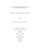 The Theology of Original Sin and the Science of Human Origins