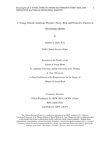 A Young African-American Woman's Story: Risk and Protective Factors in Developing Identity