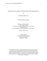 The Impact of Social Media on Emerging Adults' Grieving Experiences