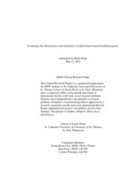 Evaluating the Effectiveness and Utilization of School-Based Mental Health Programs