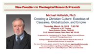New Frontiers: Creating a Christian culture: Eusebius of Caesarea, globalization, and empire