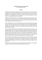 A Protestant View of the Common Good