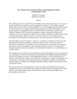The Common Good, Practical Wisdom, and Management Science: An Integrated Account