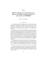 The Scammer and the Charlatan: Regulating Health Fraudsters in the Time of COVID-19