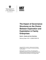 The Impact of Governance Structures on the Choice Between Exploration and Exploitation in Family Enterprises