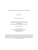 Processing Client Death for Individuals in Social Service Roles