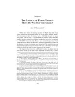 The Legacy of Exxon Valdez: How Do We Stop the Crisis?