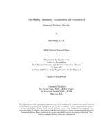 The Hmong Community: Acculturation and Utilization of Domestic Violence Services