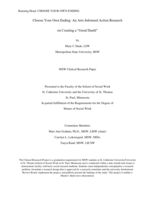 Choose Your Own Ending: An Arts-Informed Action Research on Creating a “Good Death”
