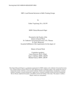 DBT-A and Parental Inclusion in Skills Training Groups