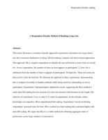 A Respondent-Friendly Method of Ranking Long Lists