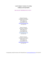 Lean Six Sigma and Assurance of Learning: Challenges and Opportunities