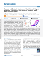 Molecular and Electronic Structures and Single-Molecule Magnet Behavior of Tris(thioether)-Iron Complexes Containing Redox-Active α-Diimine Ligands