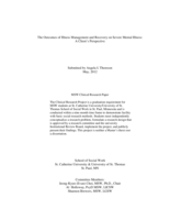 The Outcomes of Illness Management and Recovery on Severe Mental Illness: A Client’s Perspective