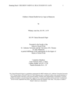 Children's Mental Health Service Gaps in Minnesota