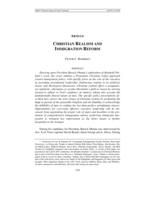 Christian Realism and Immigration Reform
