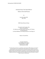 Seriously Funny: The Clinical Role of Humor in the Grief Process