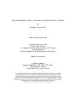 Factors that Impact Couples’ Discussions of Advanced Directive Contents