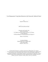 Case Management: Using Harm Reduction with Chemically Addicted Clients