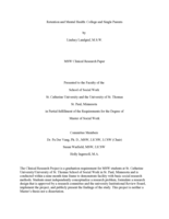 Retention and Mental Health: College and Single Parents