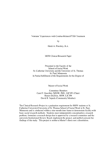 Veterans’ Experiences with Combat-Related PTSD Treatment