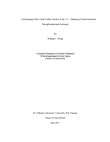 Terraforming Public Child Welfare Practice in the U.S. - Enhancing Worker Retention through Intentional Resiliency