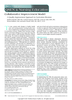 Collaborative improvement model: A quality improvement approach to curriculum revision