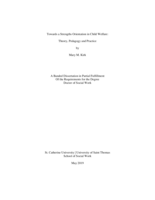 Towards a Strengths Orientation in Child Welfare: Theory, Pedagogy and Practice