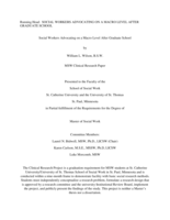 Social Workers Advocating on a Macro Level After Graduate School