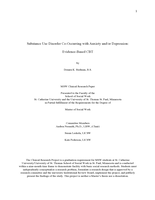 Substance Use Disorder Co-Occurring with Anxiety and/or Depression: Evidence-Based CBT