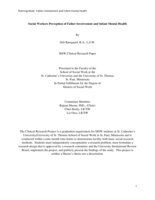Social Workers Perception of Father Involvement and Infant Mental Health
