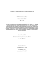 A Perspective of Aging from the Prose of Age Specific Birthday Cards