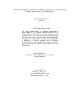 Practitioners' Perpectives on the Impact of Migratory Separation on Attachment Among Southeast Asian Clients:  An Exploratory Study