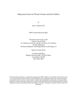 Deployment Issues for Women Veterans and their Children