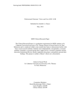 Professional Clinicians' Views and Use of DC: 0-3R