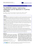 The DIAMOND Initiative: Implementing Collaborative Care for Depression in 75 Primary Care Clinics