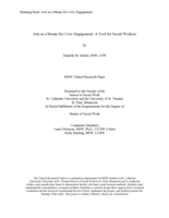 Arts as a Means for Civic Engagement: A Tool for Social Workers