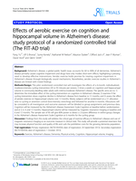 Effects of aerobic exercise on cognition and hippocampal volume in Alzheimer’s disease: Study protocol of a randomized controlled trial (The FIT-AD Trial)