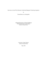 Innovation in Social Work Education: Exploring Pedagogical Technology Integration