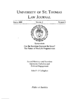Sacred Monkeys and Seamless Garments: Catholics and Political Engagement