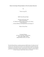 Barriers that Impact Hmong Students in Post-Secondary Education