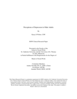 Perceptions of Depression in Older Adults