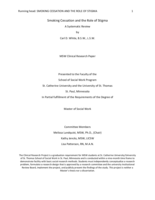 Smoking Cessation and the Role of Stigma: A Systematic Review