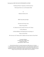 The Betrayed Partner’s Experiences with Grief and Loss Following the Discovery of an Extramarital Affair