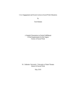 Civic Engagement and Social Action in Social Work Education