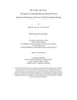 My Culture, My Voice:  The Impact of Youth Hip-Hop and Spoken Word on Adolescent Participants in Positive Youth Development Settings