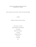 Nature, Technology, and God: John Senior’s Antidote to the Technocratic Paradigm
