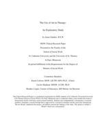 The Use of Art in Therapy:  An Exploratory Study