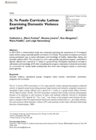 Sí, Yo Puedo Curricula: Latinas Examining Domestic Violence and Self