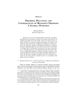 Promises, Practices, and Consequences of Religious Freedom: A Global Overview